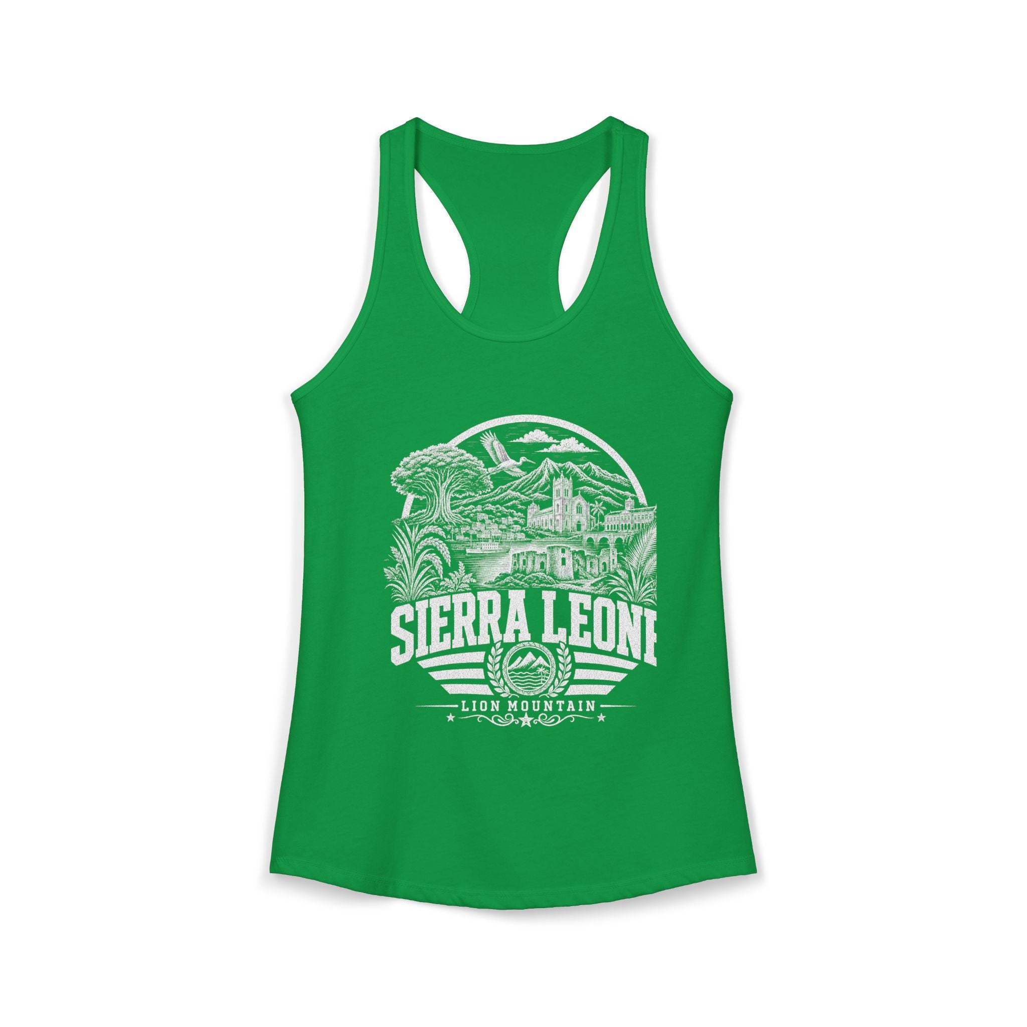 Sierra Leone Lion Mountain Women's Tank Top