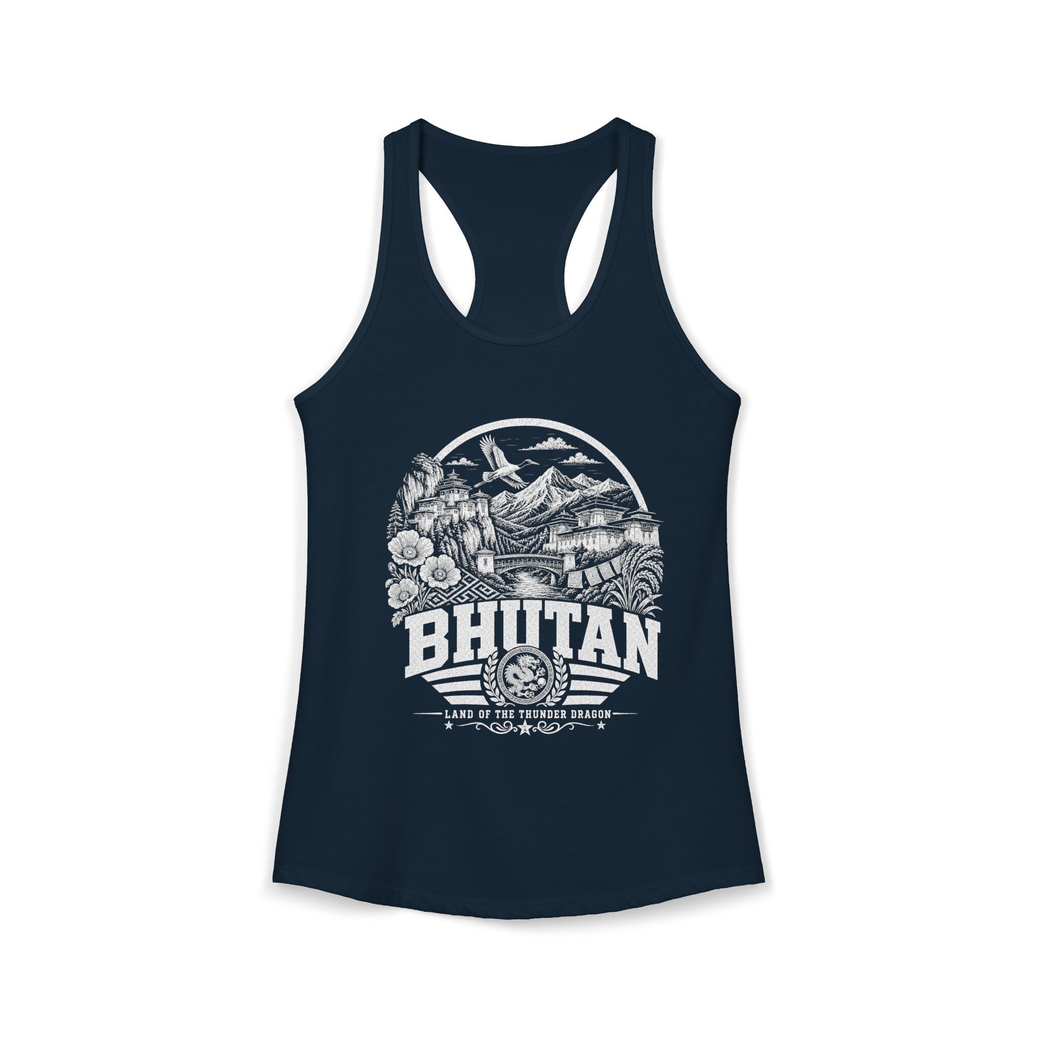 Bhutan Land of the Thunder Dragon Women's Tank Top