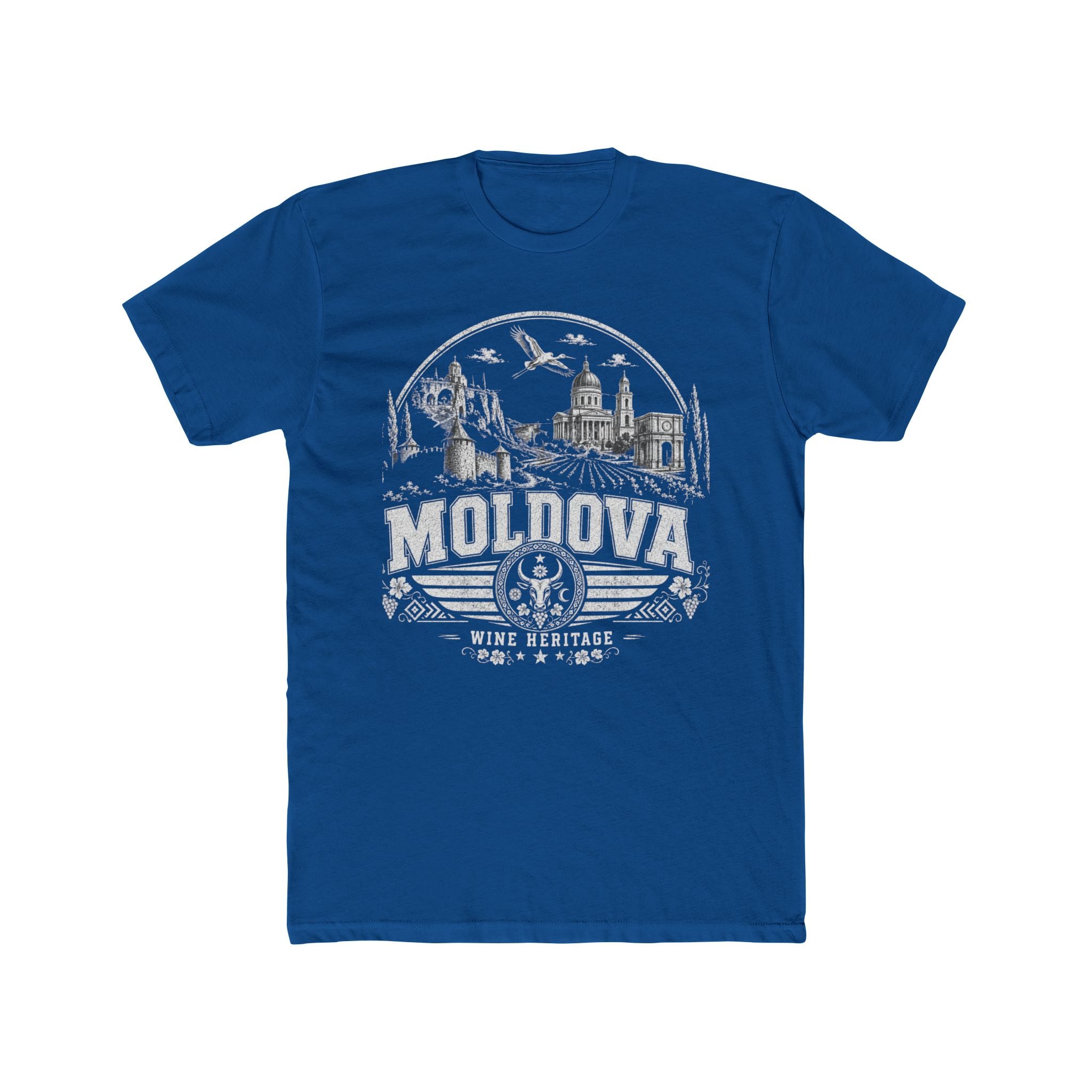 Moldova vintage landmarks men's tee — iconic landmark design | Nameshi Destinations (view 10)