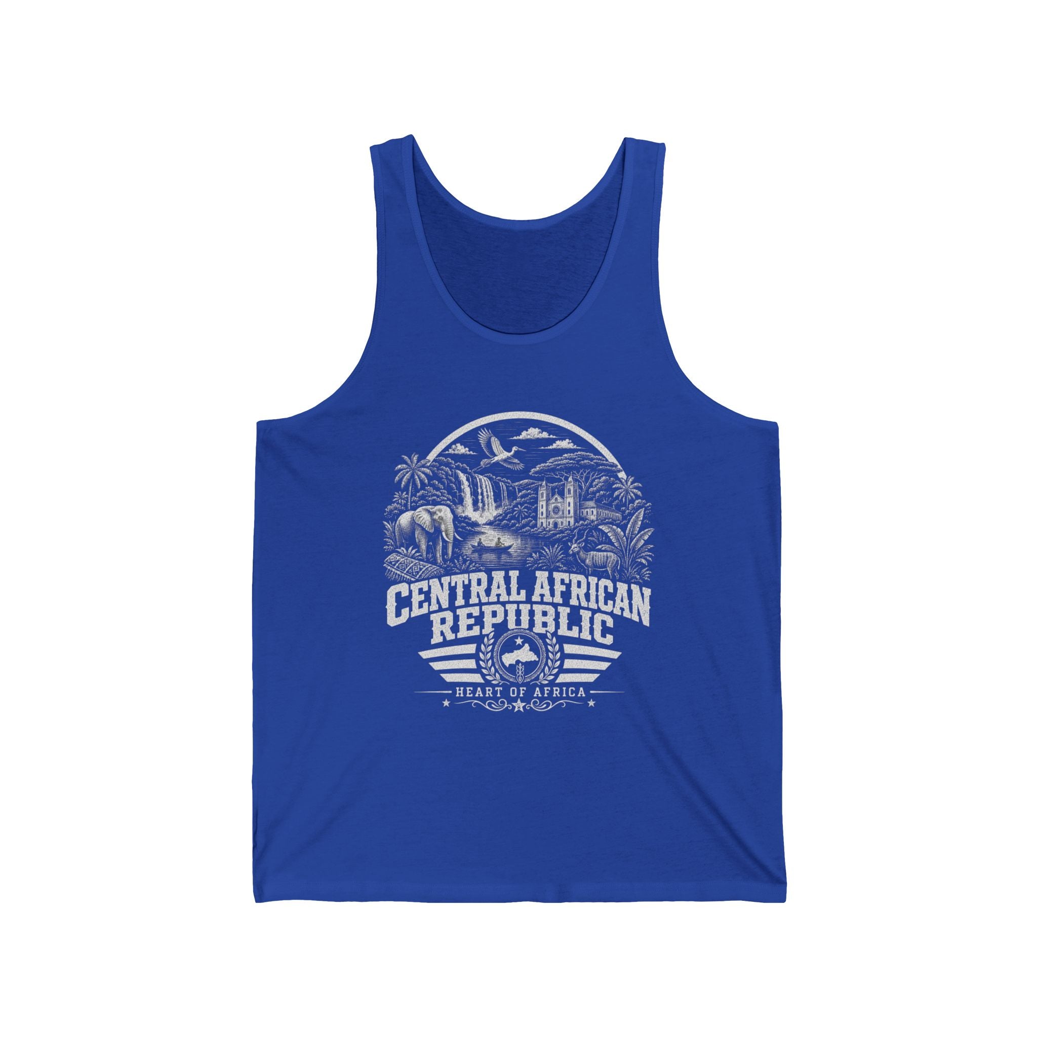 Central African Republic Heart of Africa Men's Tank Top