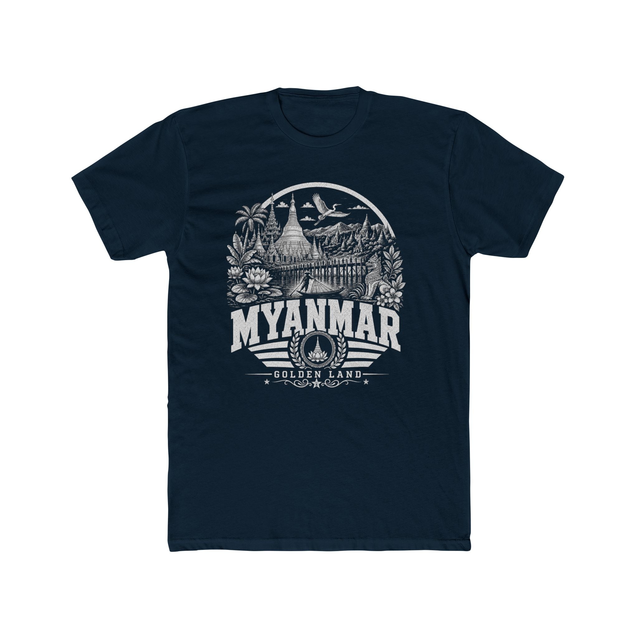 Camiseta Masculina Mianmar Terra Dourada