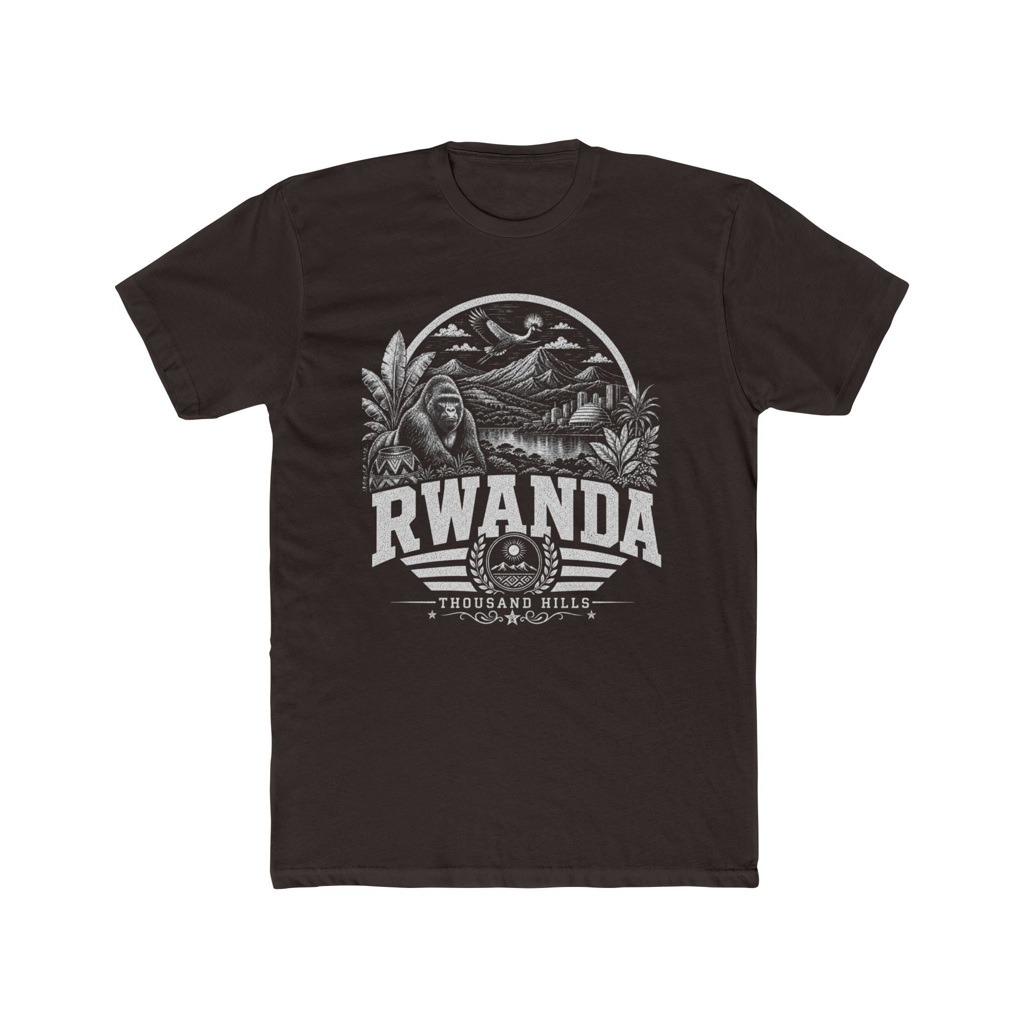 USA vintage landmarks men's tee — iconic landmark design | Nameshi Destinations (view 2)