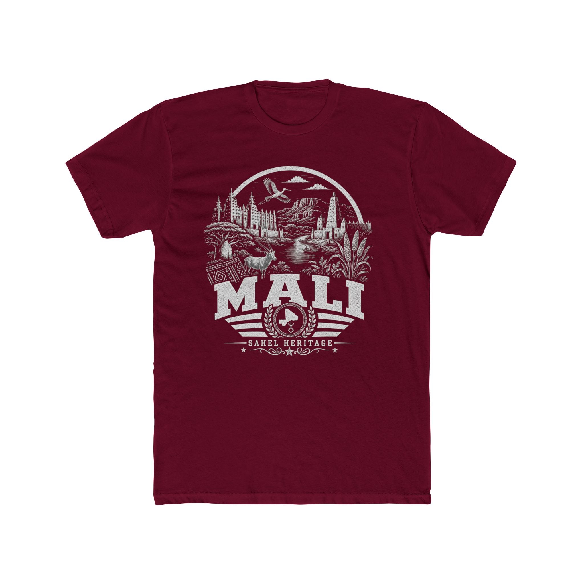 Camiseta Masculina Mali Sahel Heritage