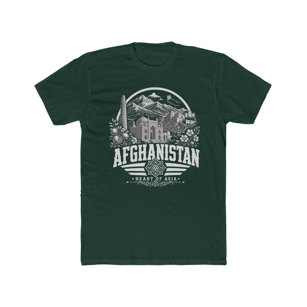 Camiseta de hombre "Corazón de Asia" de Afganistán