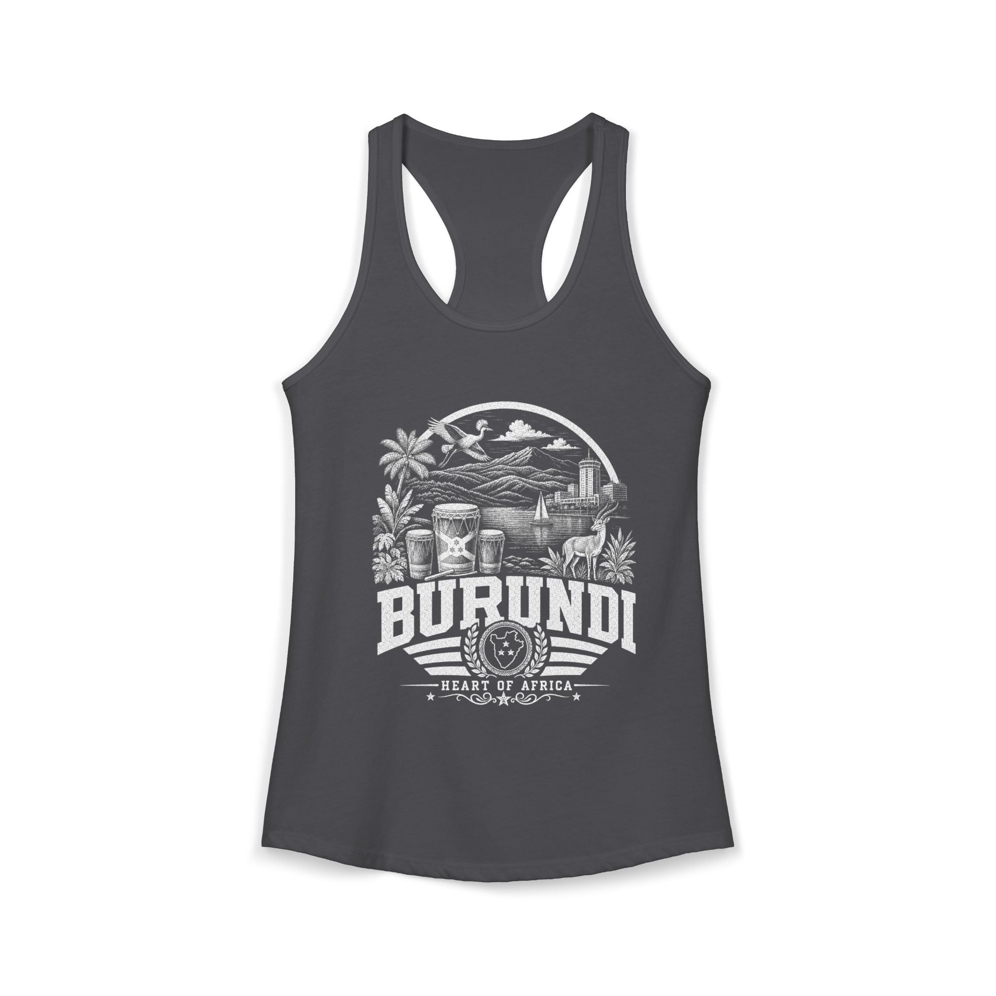 Burundi Heart of Africa Women's Tank Top