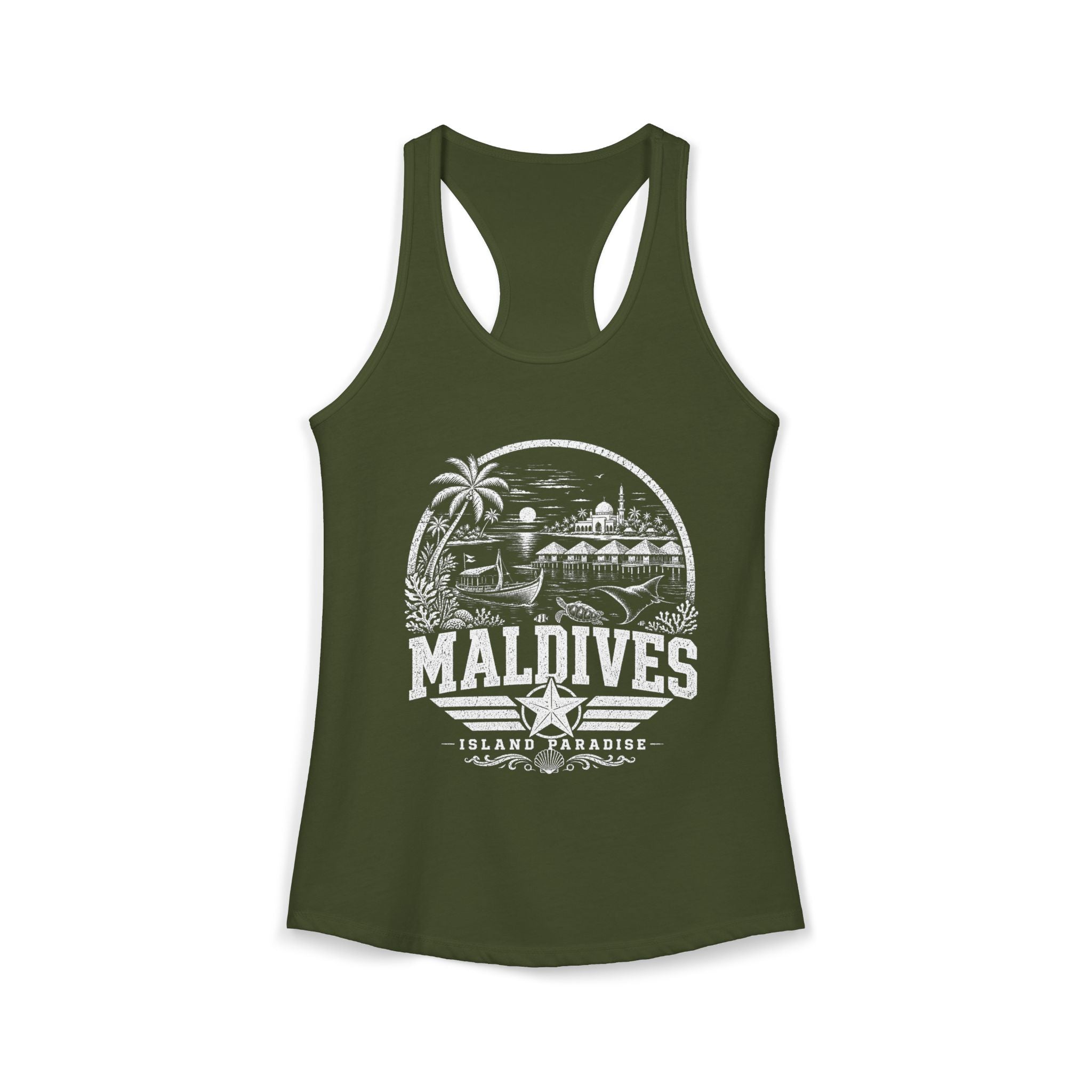 Maldives Island Paradise Women's Tank Top