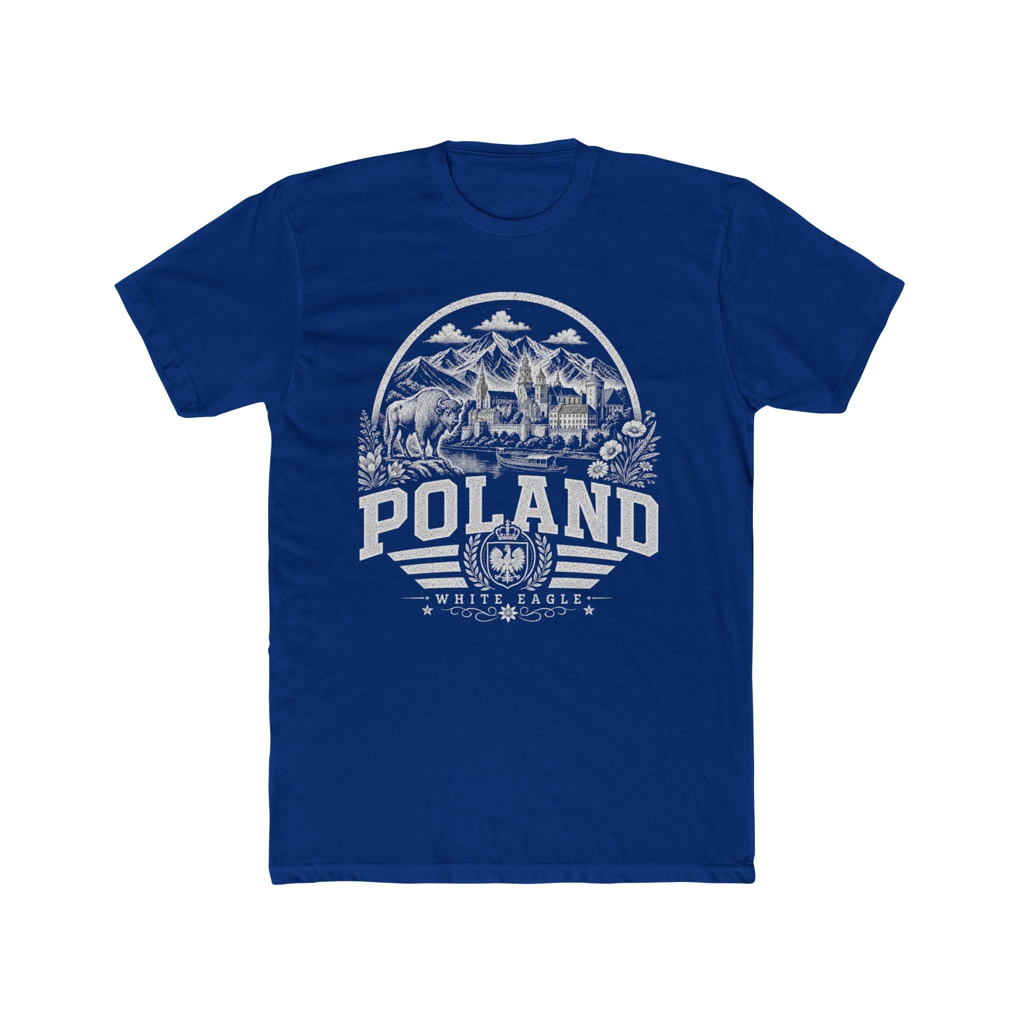 Poland vintage landmarks men's tee — iconic landmark design | Nameshi Destinations (view 11)