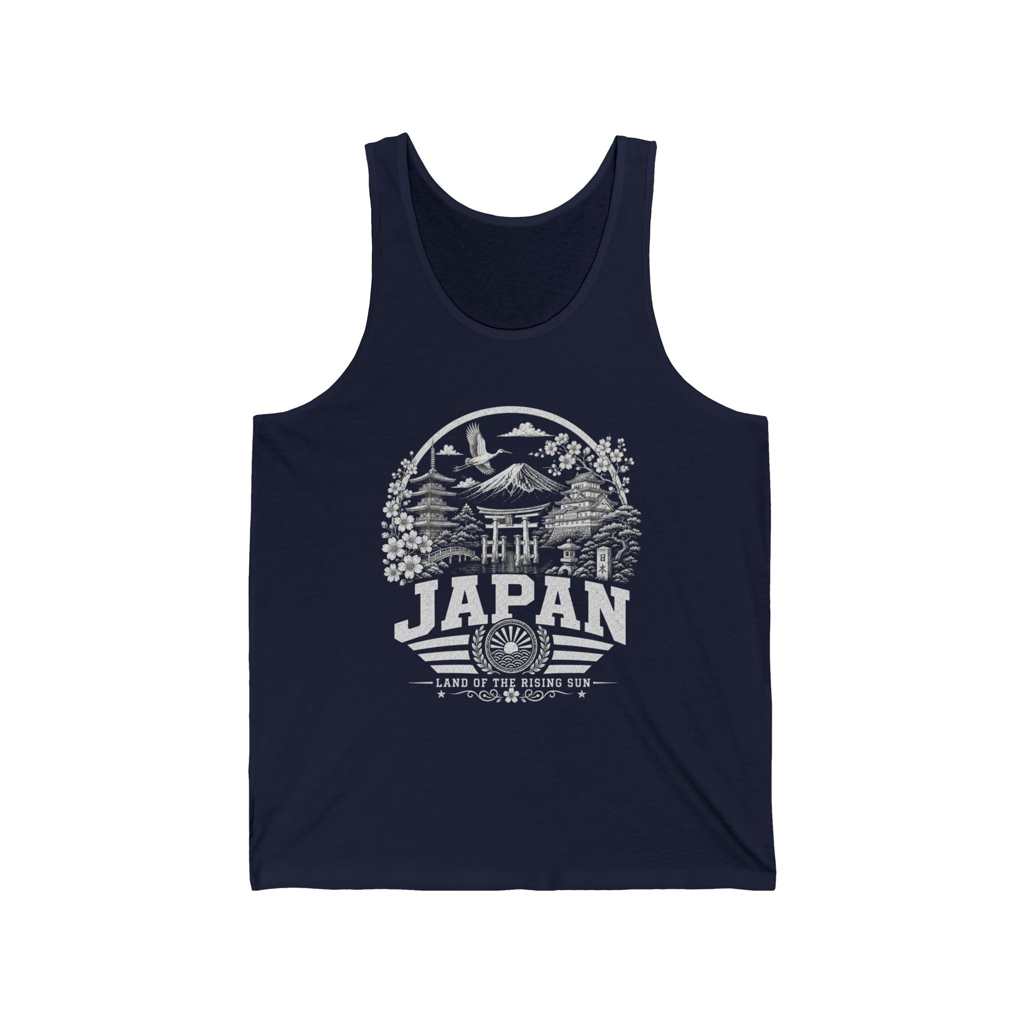 Japan Land of the Rising Sun Men's Tank Top