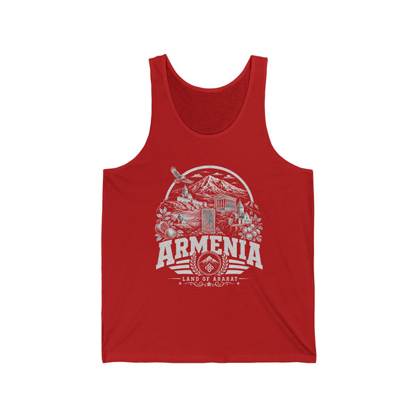 Camiseta sin mangas para hombre Armenia Tierra de Ararat