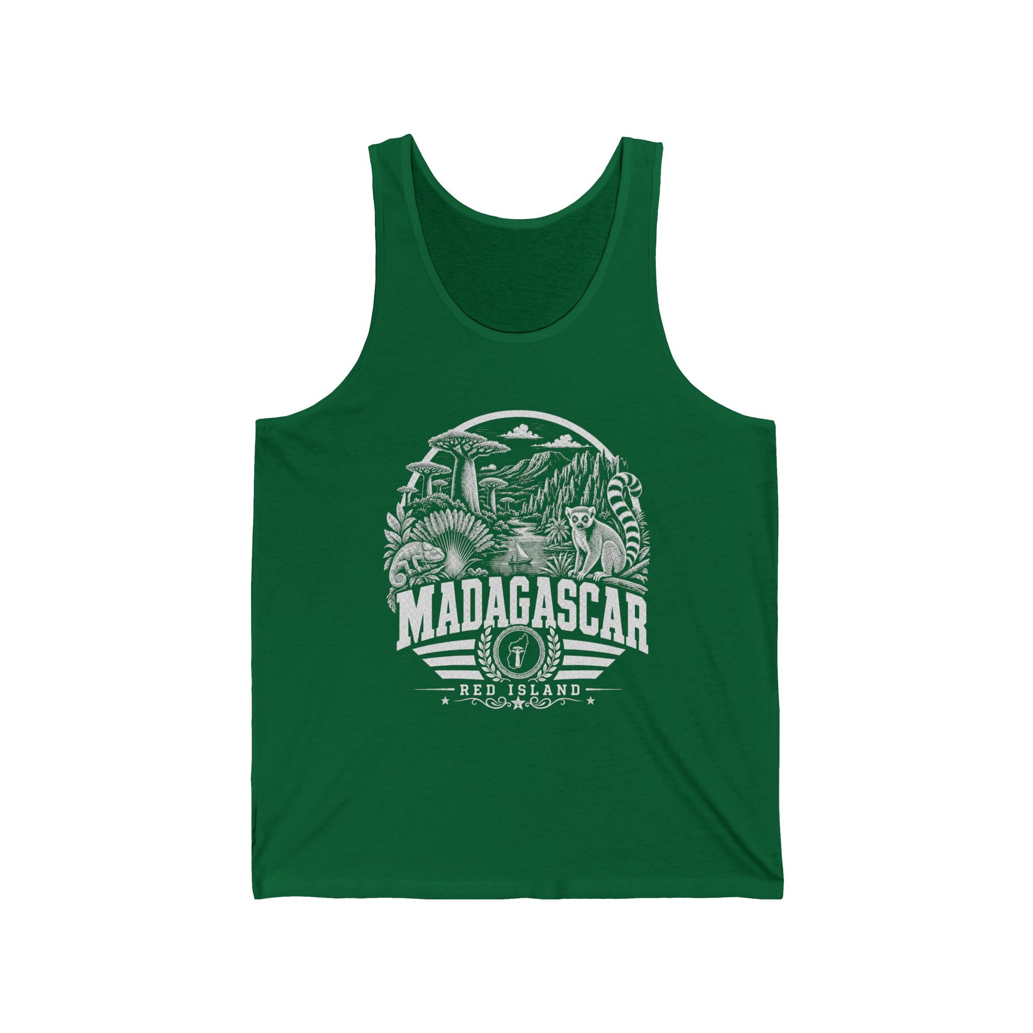 Madagascar Red Island Men's Tank Top