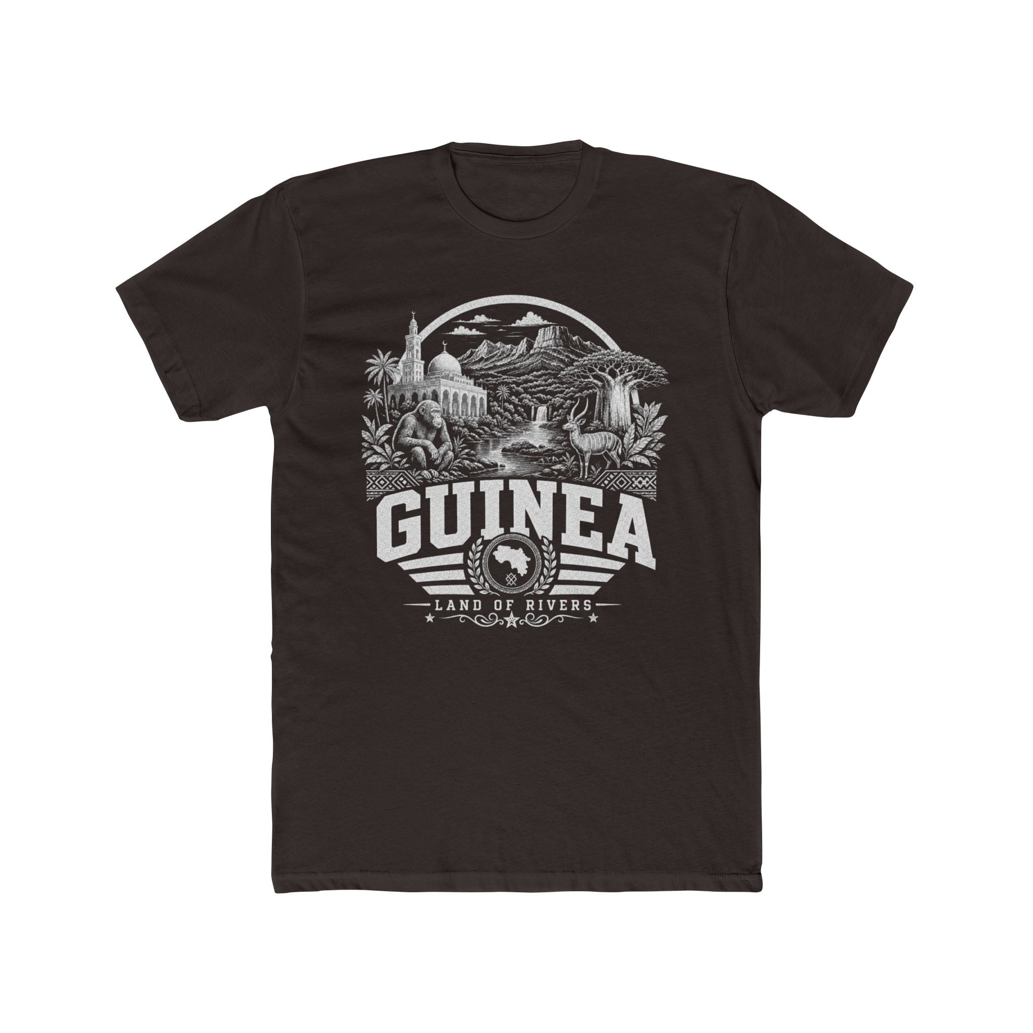 Camiseta Masculina Guiné, Terra dos Rios