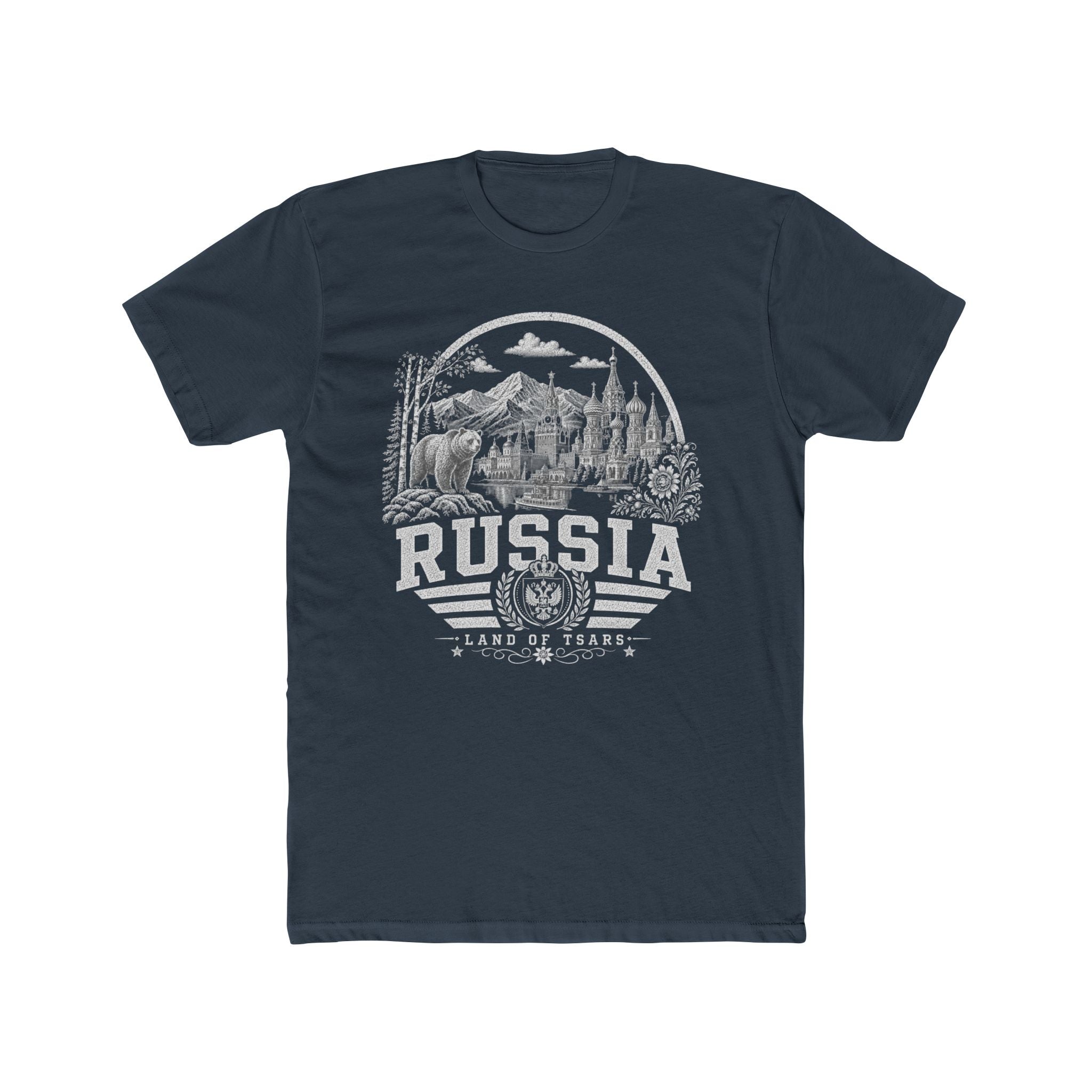 Russia vintage landmarks men's tee — iconic landmark design | Nameshi Destinations (view 8)