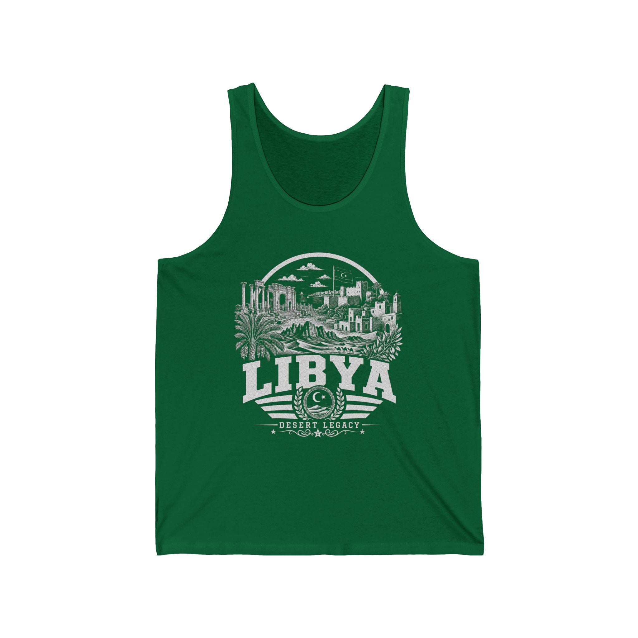Camiseta sin mangas para hombre Libya Desert Legacy