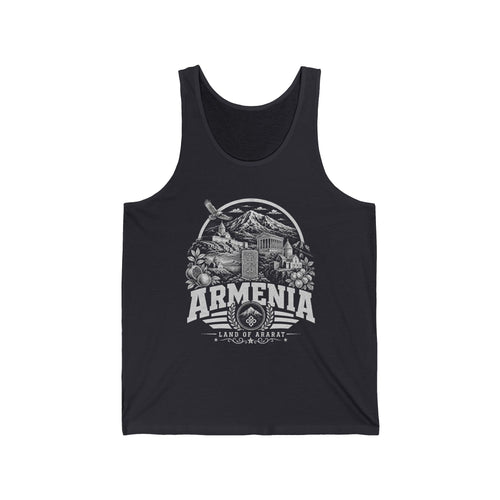 Camiseta sin mangas para hombre Armenia Tierra de Ararat