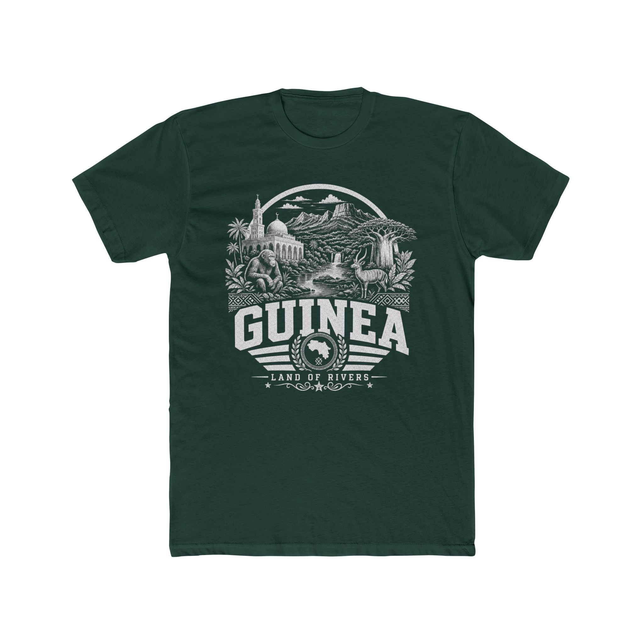 Camiseta Masculina Guiné, Terra dos Rios