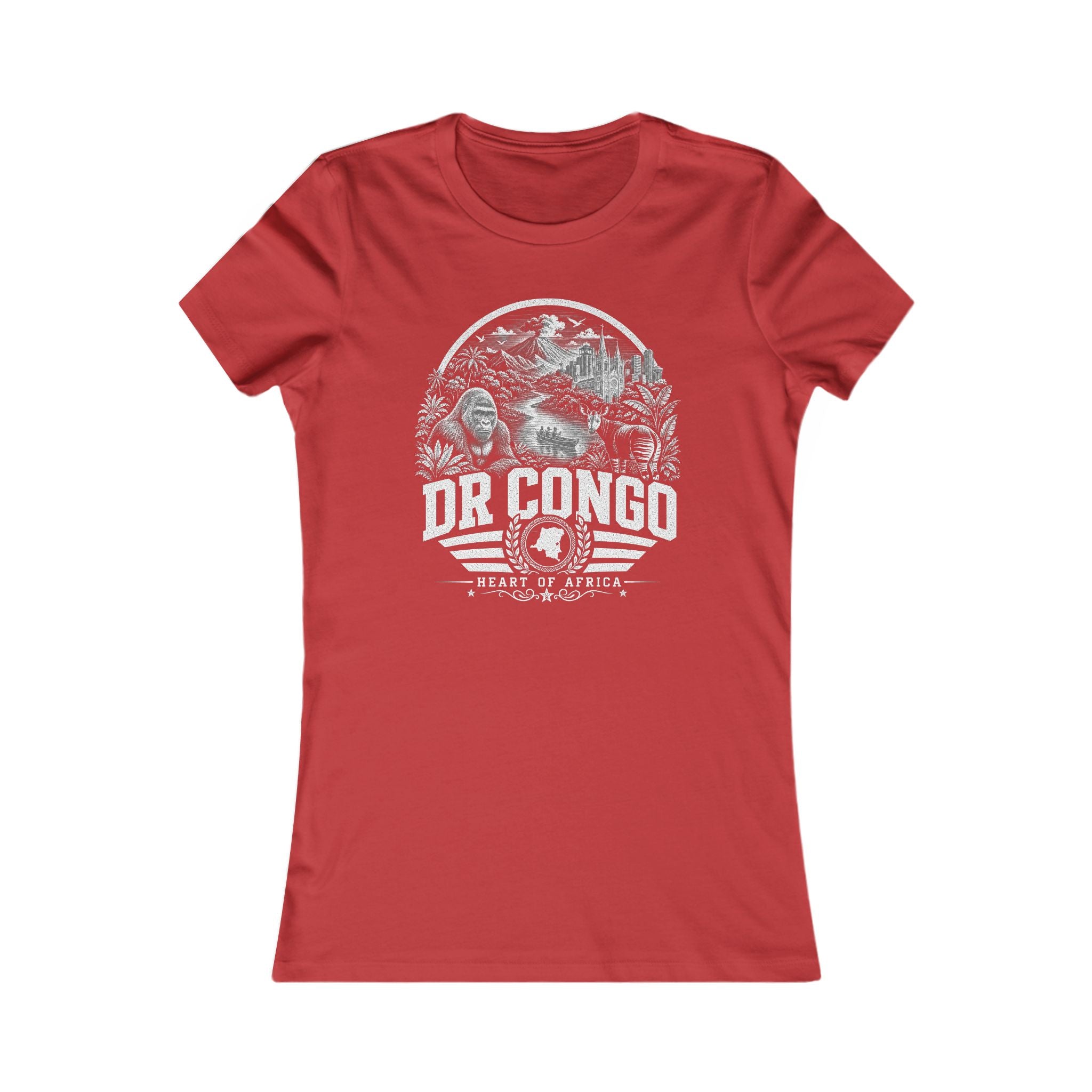 Democratic Republic of the Congo Heart of Africa Women's Tee