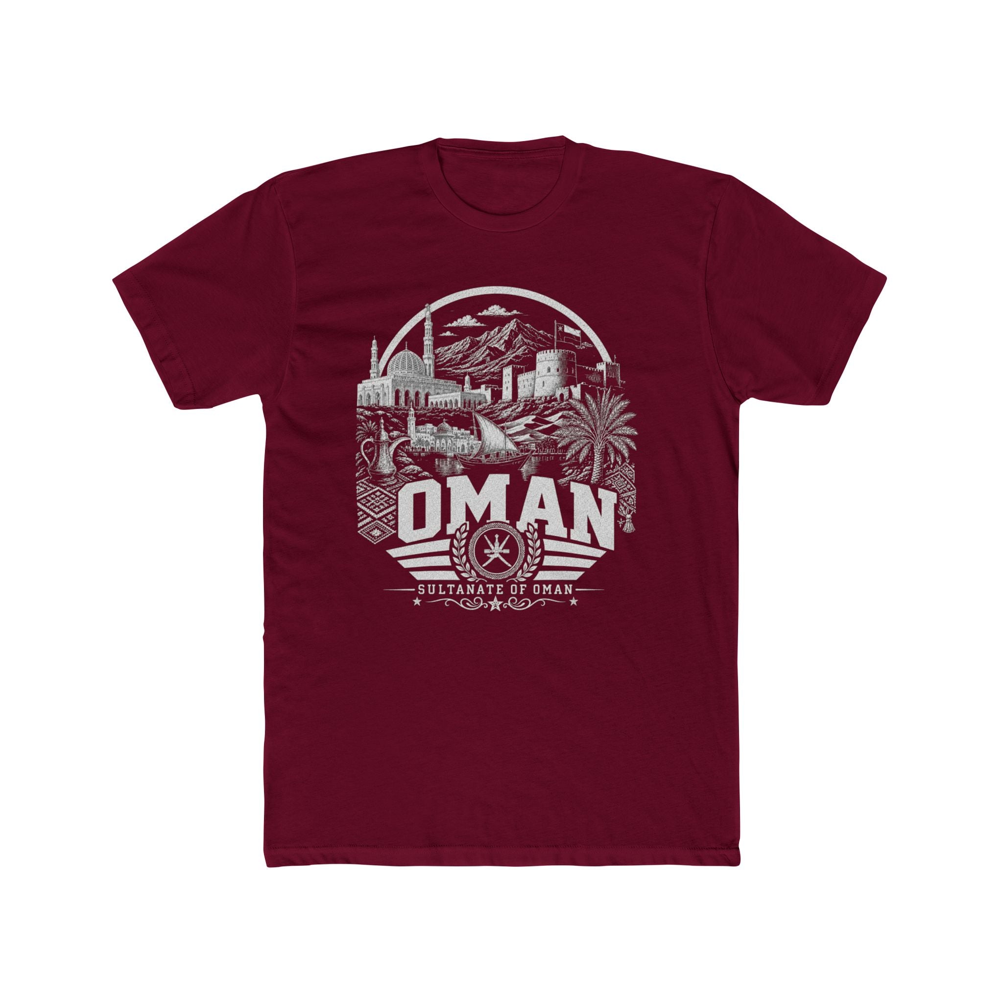 Omã Sultanato de Omã Camiseta Masculina