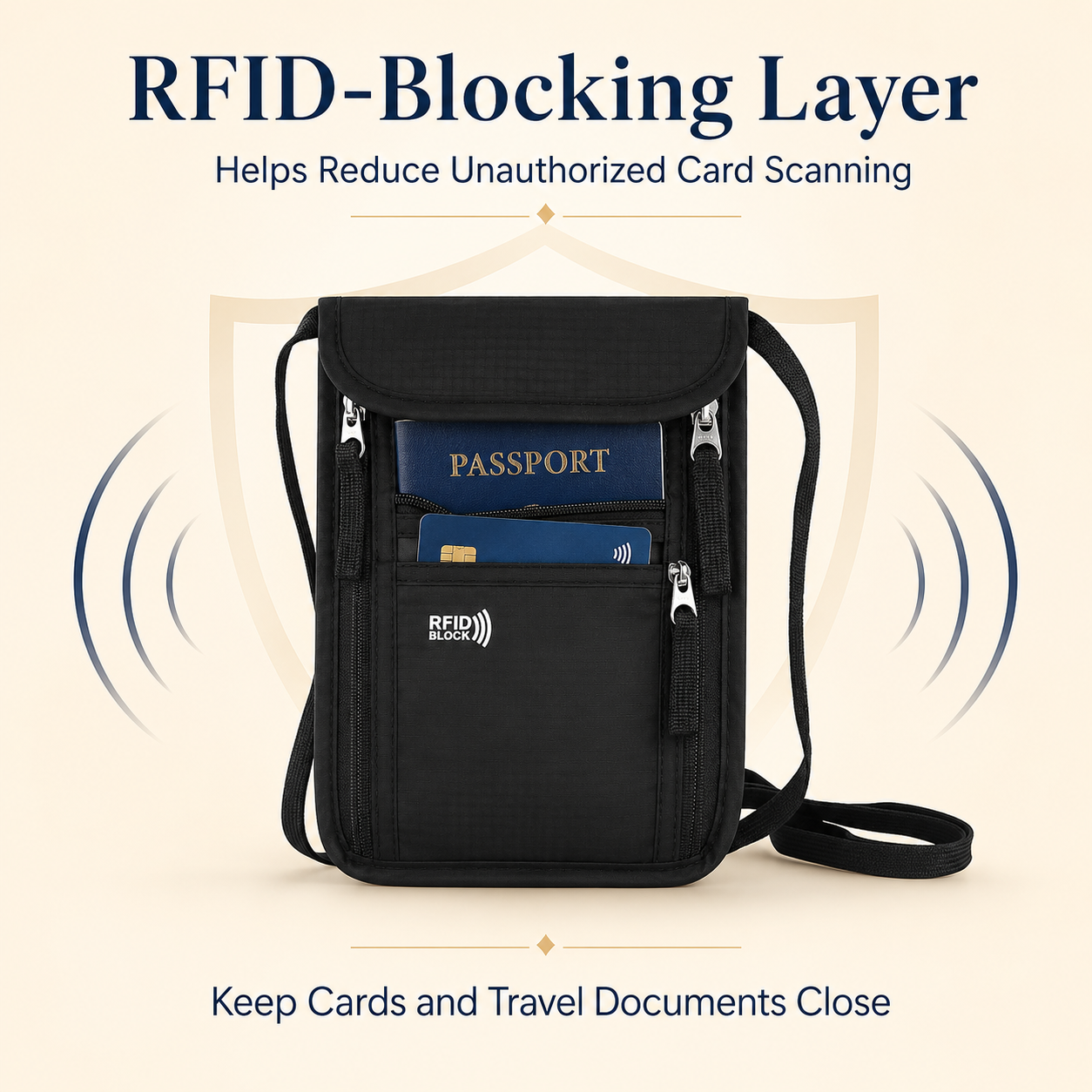 RFID travel passport wallet organizer — 5