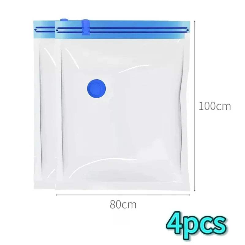 Travel Vacuum Compression Bags — Space-Saver Set of 5