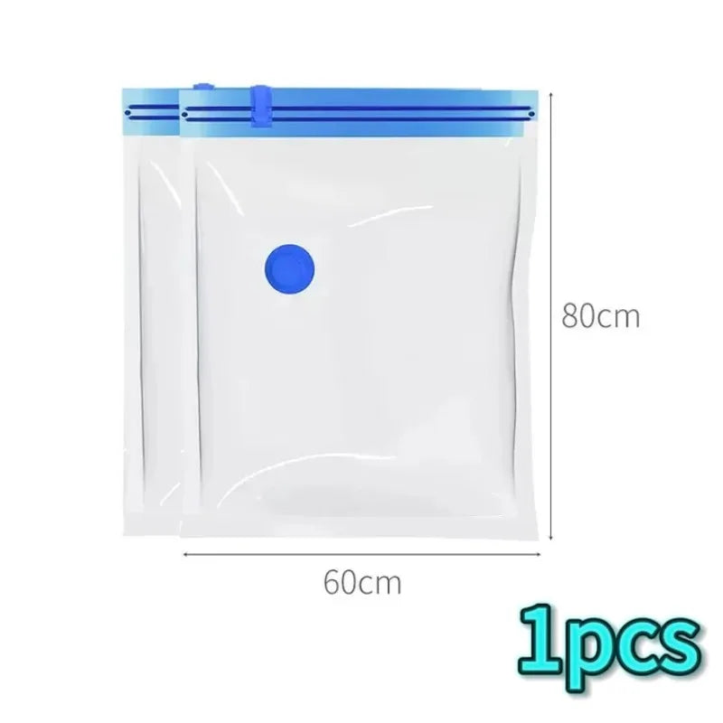Travel Vacuum Compression Bags — Space-Saver Set of 5
