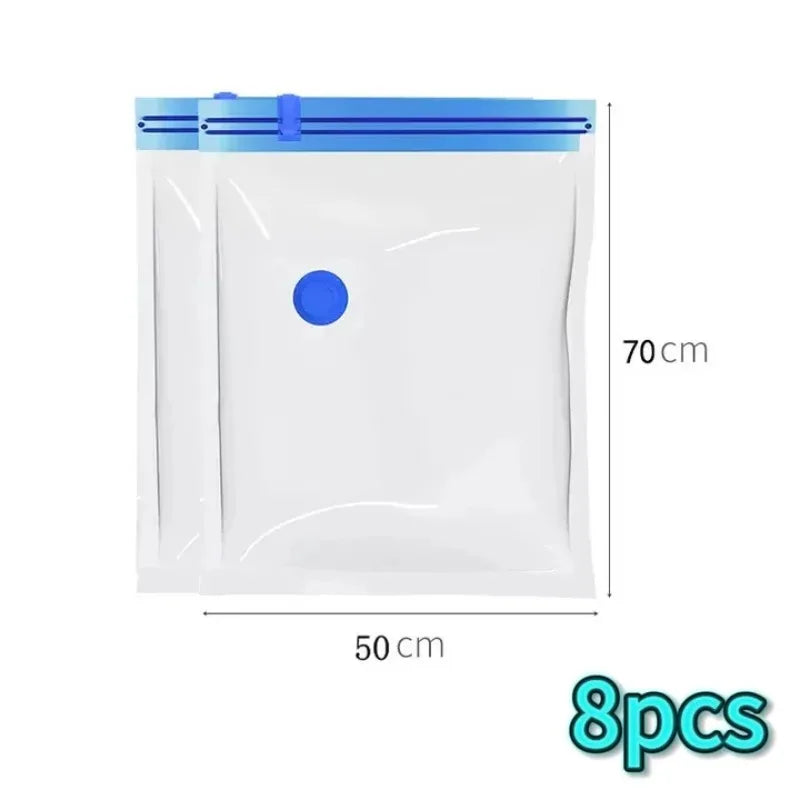 Travel Vacuum Compression Bags — Space-Saver Set of 5