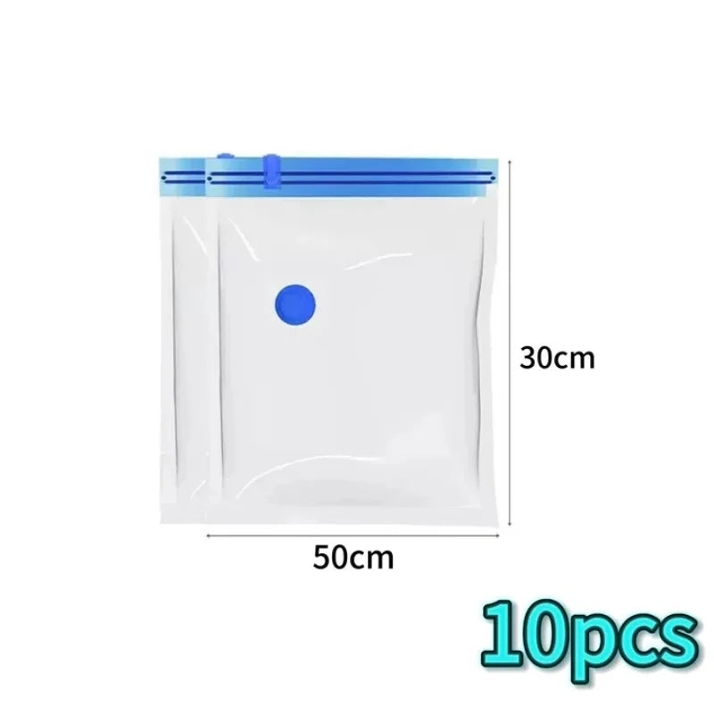 Travel Vacuum Compression Bags — Space-Saver Set of 5