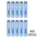 Aluminum refillable travel perfume atomizer