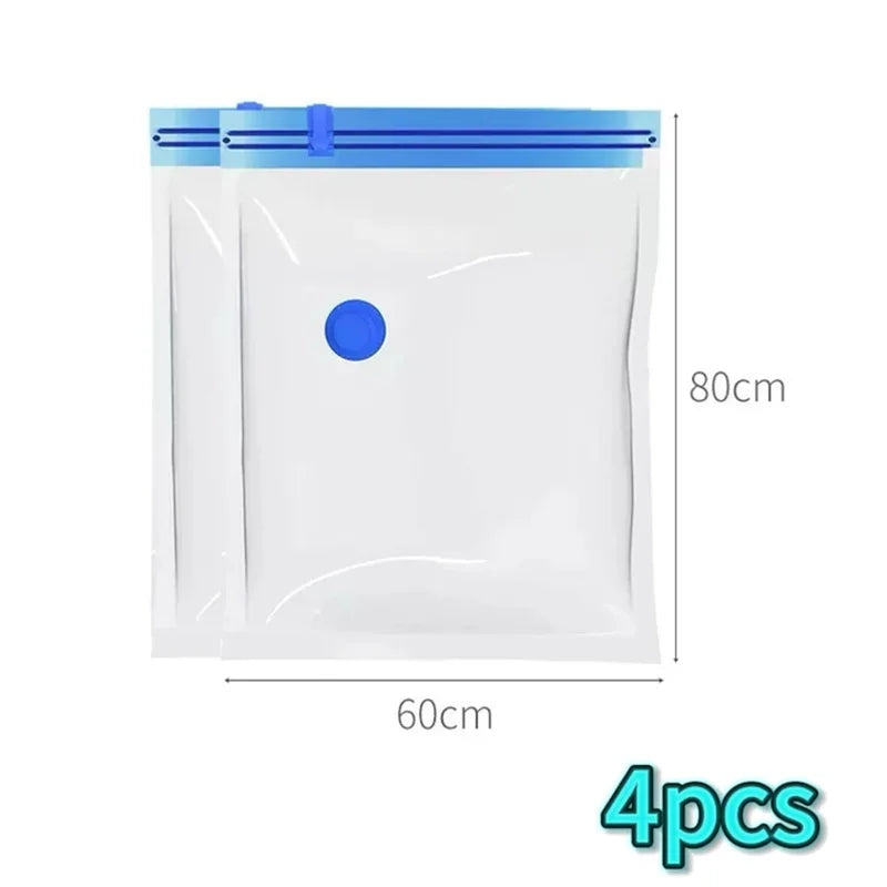 Travel Vacuum Compression Bags — Space-Saver Set of 5