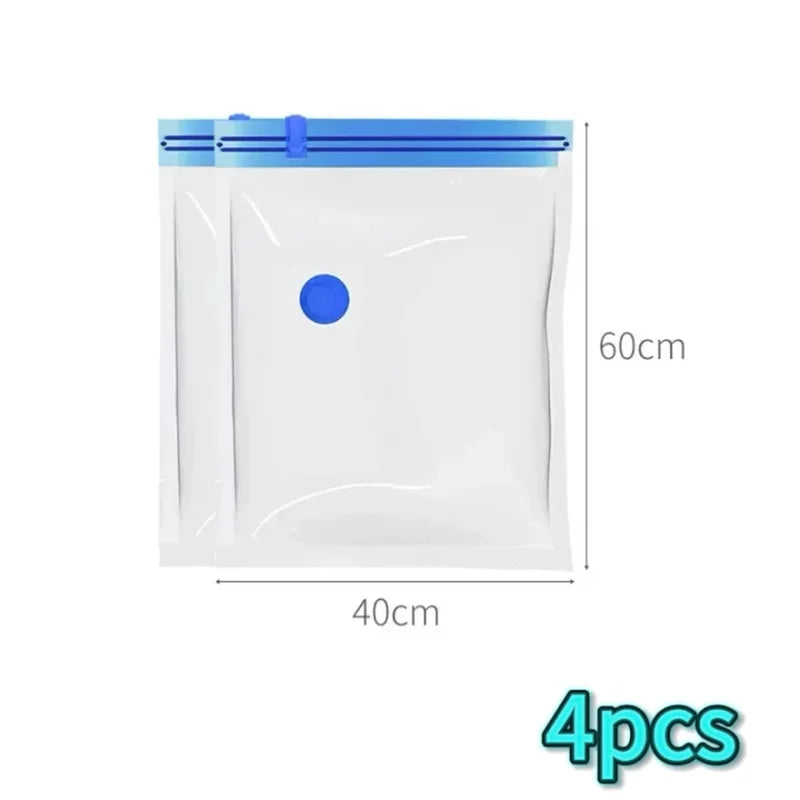 Travel Vacuum Compression Bags — Space-Saver Set of 5
