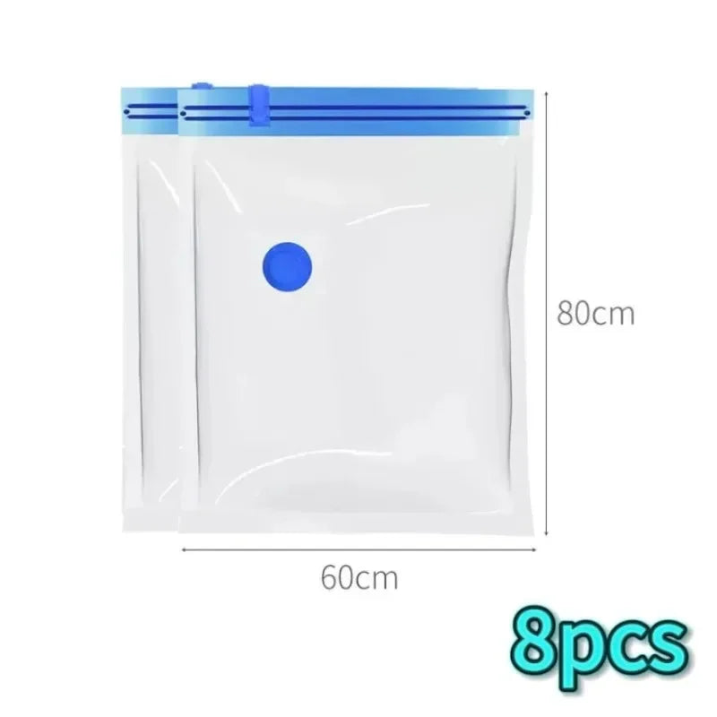 Travel Vacuum Compression Bags — Space-Saver Set of 5