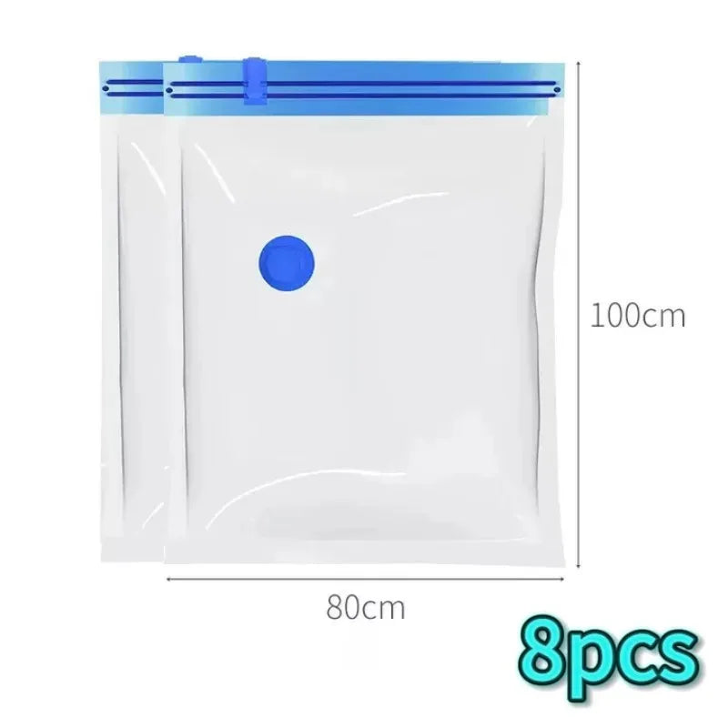 Travel Vacuum Compression Bags — Space-Saver Set of 5