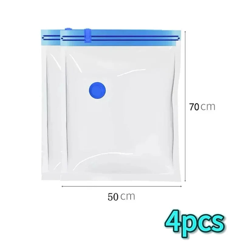 Travel Vacuum Compression Bags — Space-Saver Set of 5