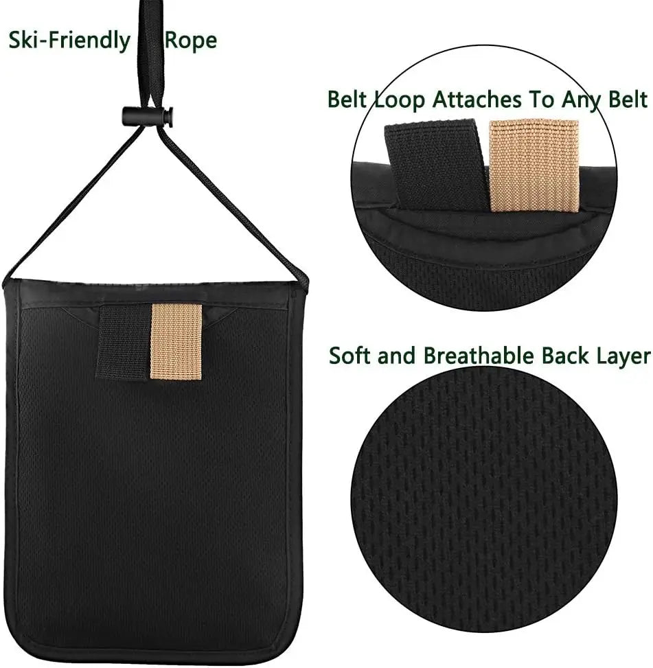 RFID travel passport wallet and family document organizer