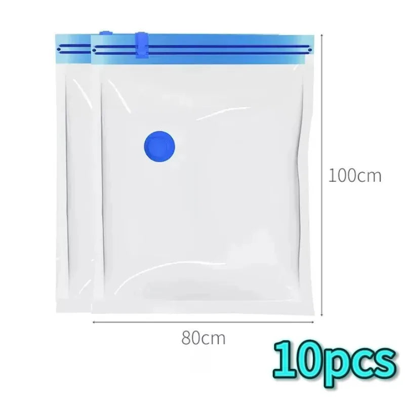 Travel Vacuum Compression Bags — Space-Saver Set of 5