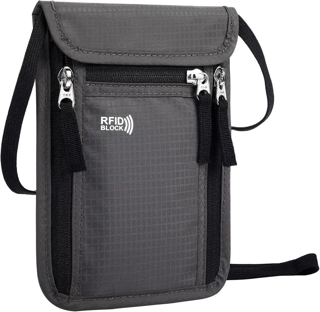 RFID travel passport wallet and family document organizer