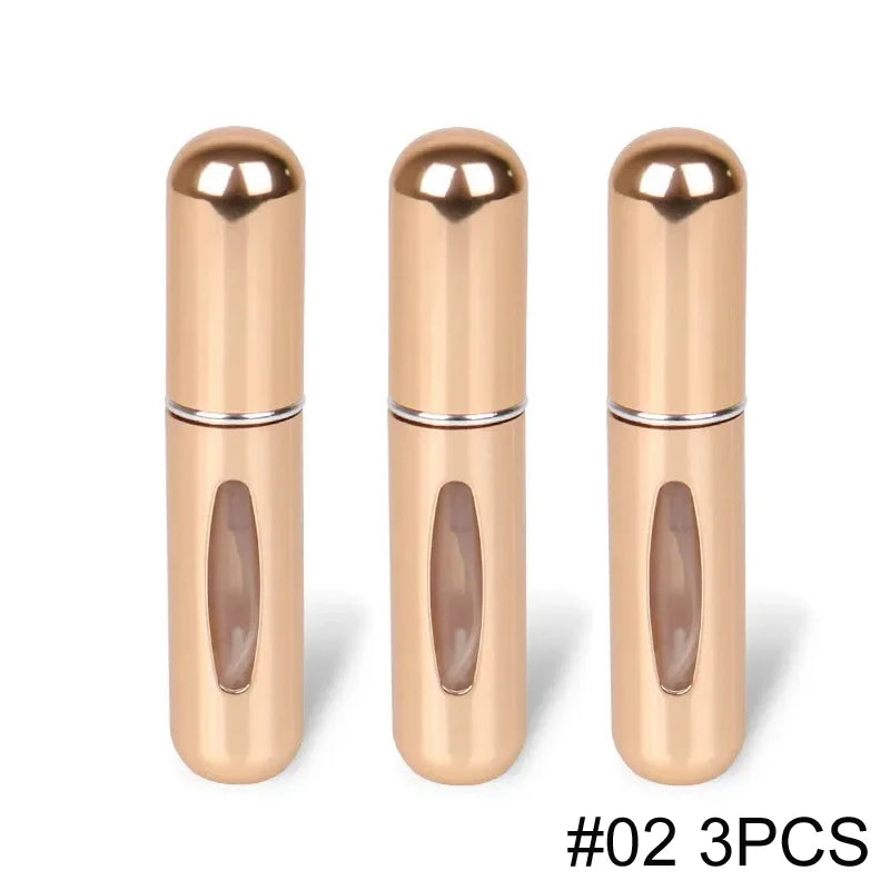 Refillable Travel Perfume Atomizer — Aluminum Pocket Spray