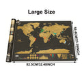 Scratch-Off World Travel Map — Track Every Adventure