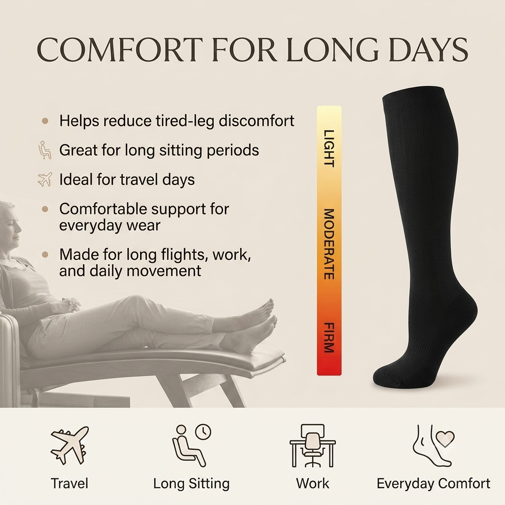 Travel compression socks — 4