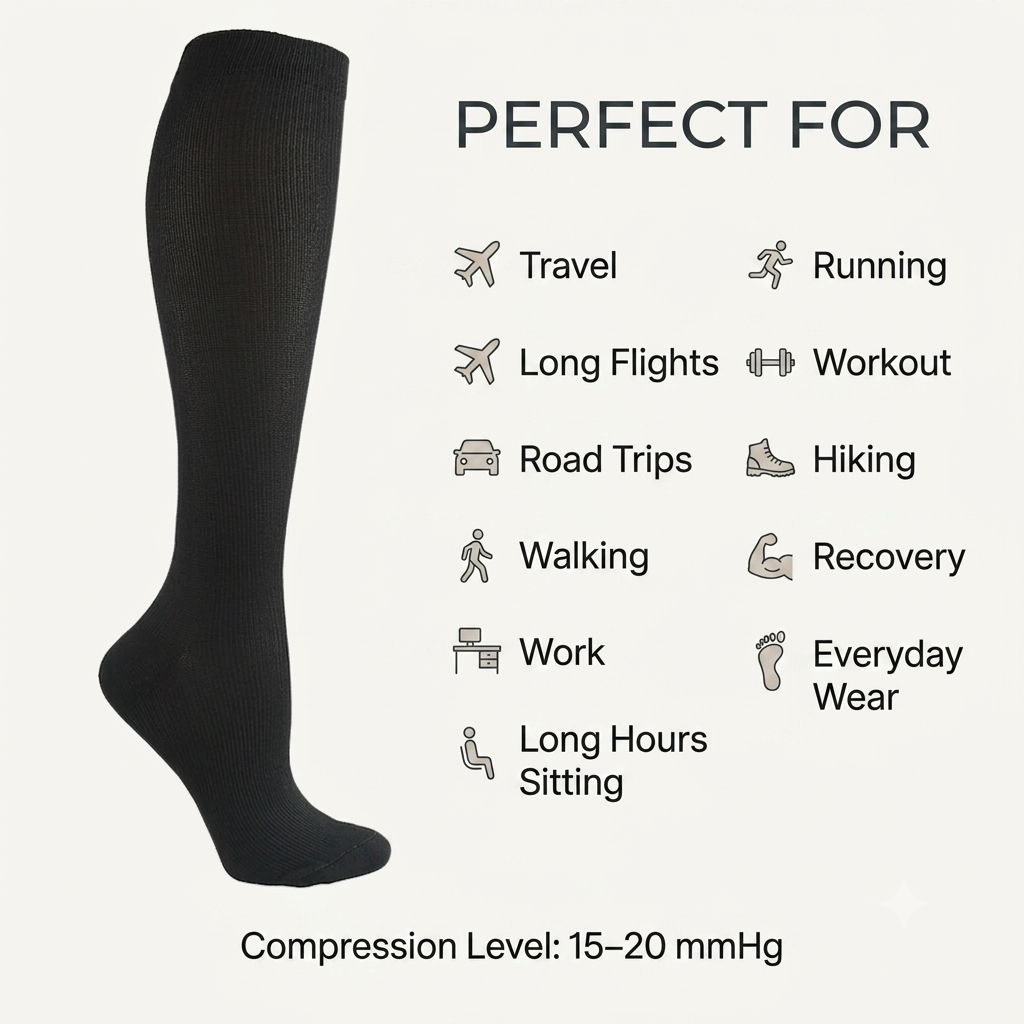Travel compression socks — 5