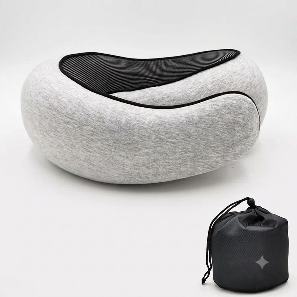 Memory foam travel neck pillow — 7