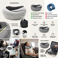 Memory foam travel neck pillow — 3