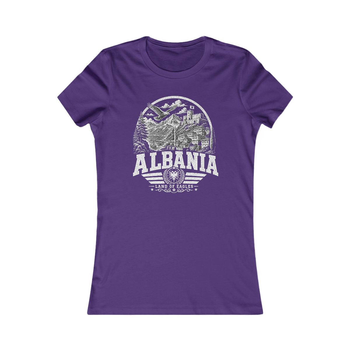 Albania Women's Tee — Team Purple