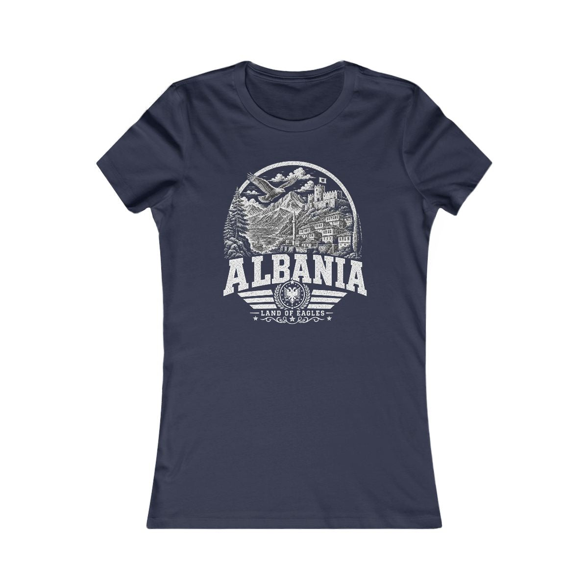 Albania Women's Tee — Navy