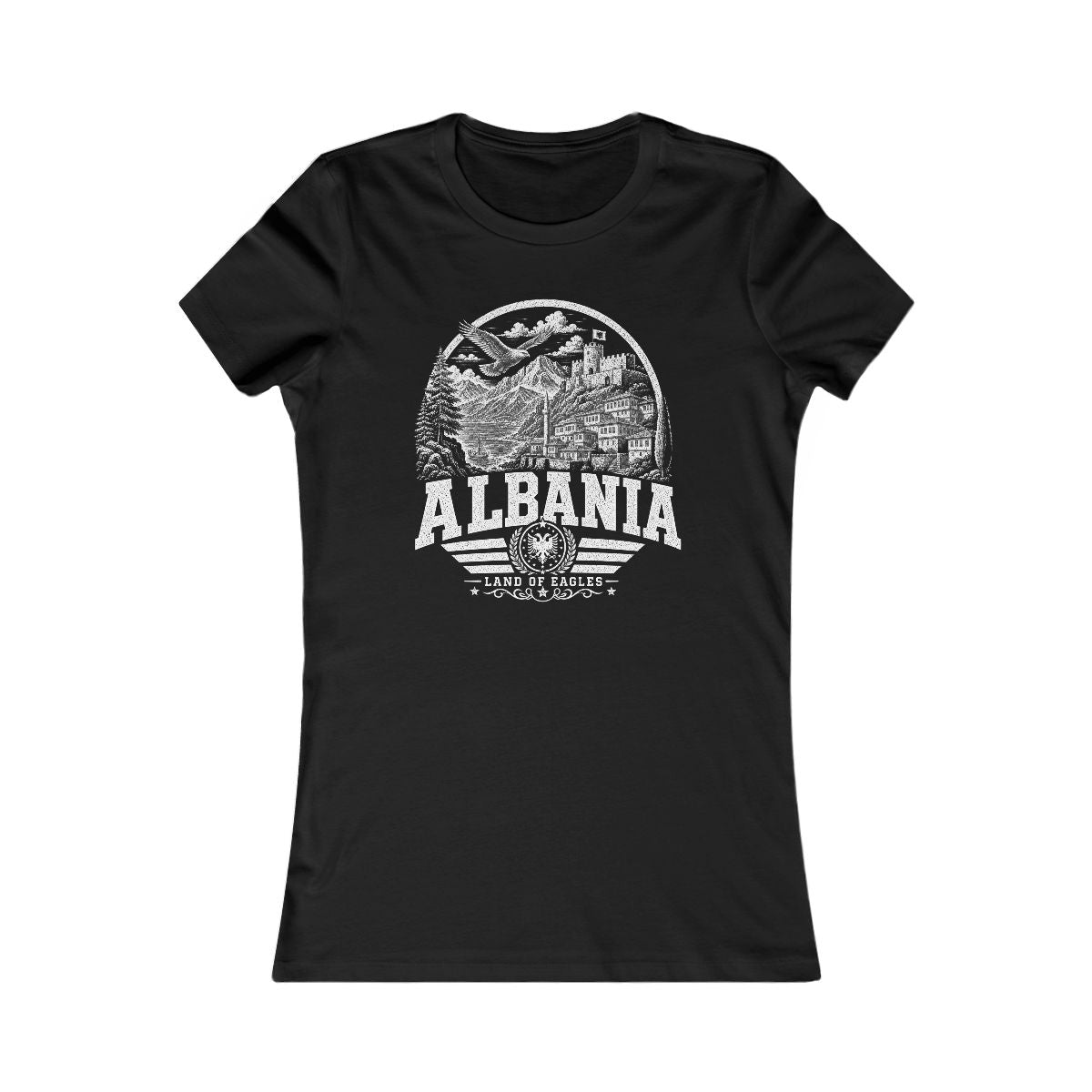Albania Women's Tee — Black