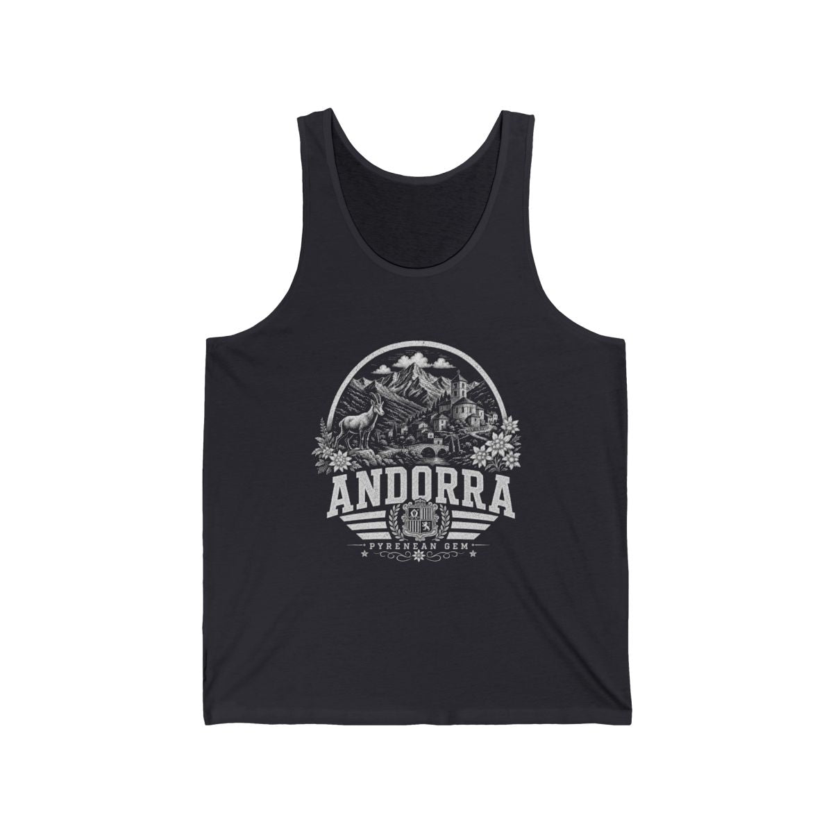 Andorra Men's Tank Top — Leaf (front)