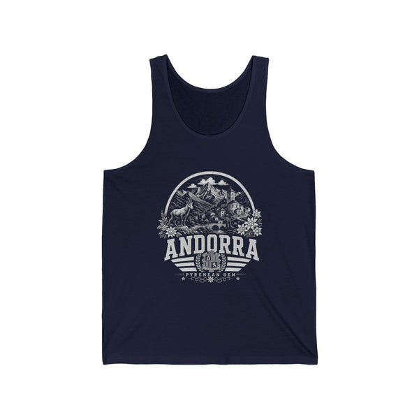 Camiseta sin mangas de hombre "Andorra Pyrenean Gem"
