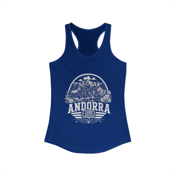 Camiseta de tirantes para mujer de Andorra Pyrenean Gem