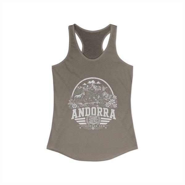 Camiseta de tirantes para mujer de Andorra Pyrenean Gem