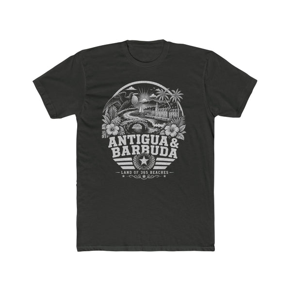 Camiseta para hombre «Antigua y Barbuda, tierra de 365 playas»