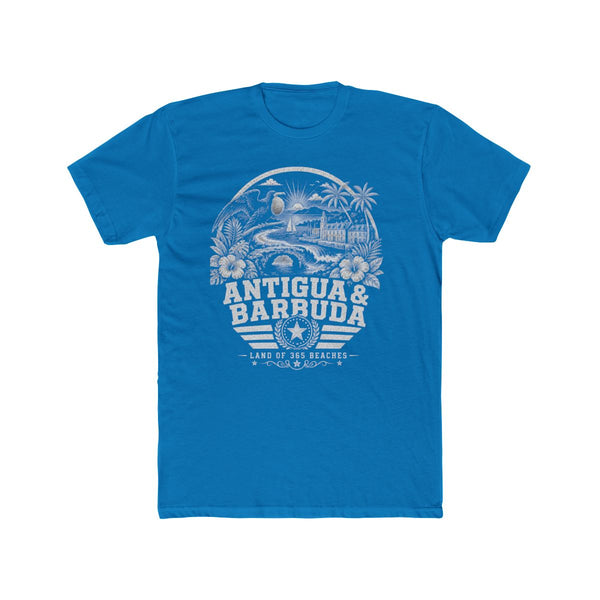 Camiseta para hombre «Antigua y Barbuda, tierra de 365 playas»